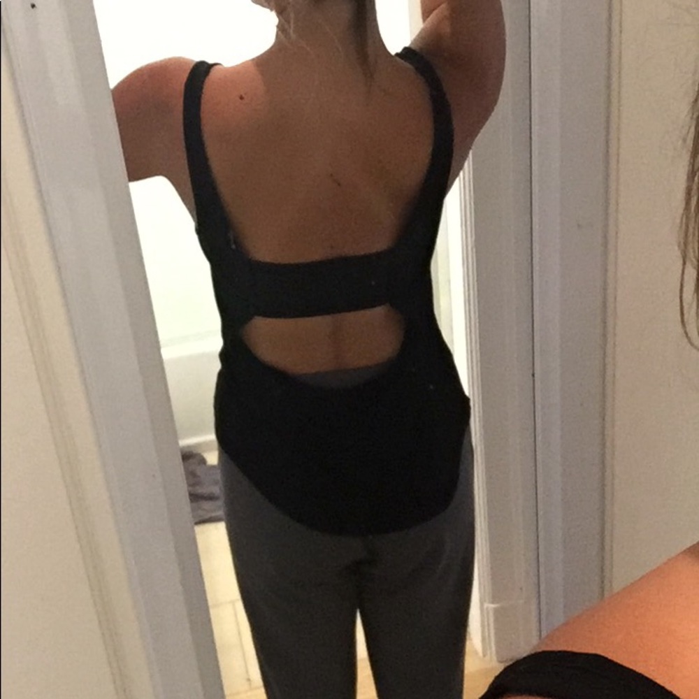sexy simple black summer tank